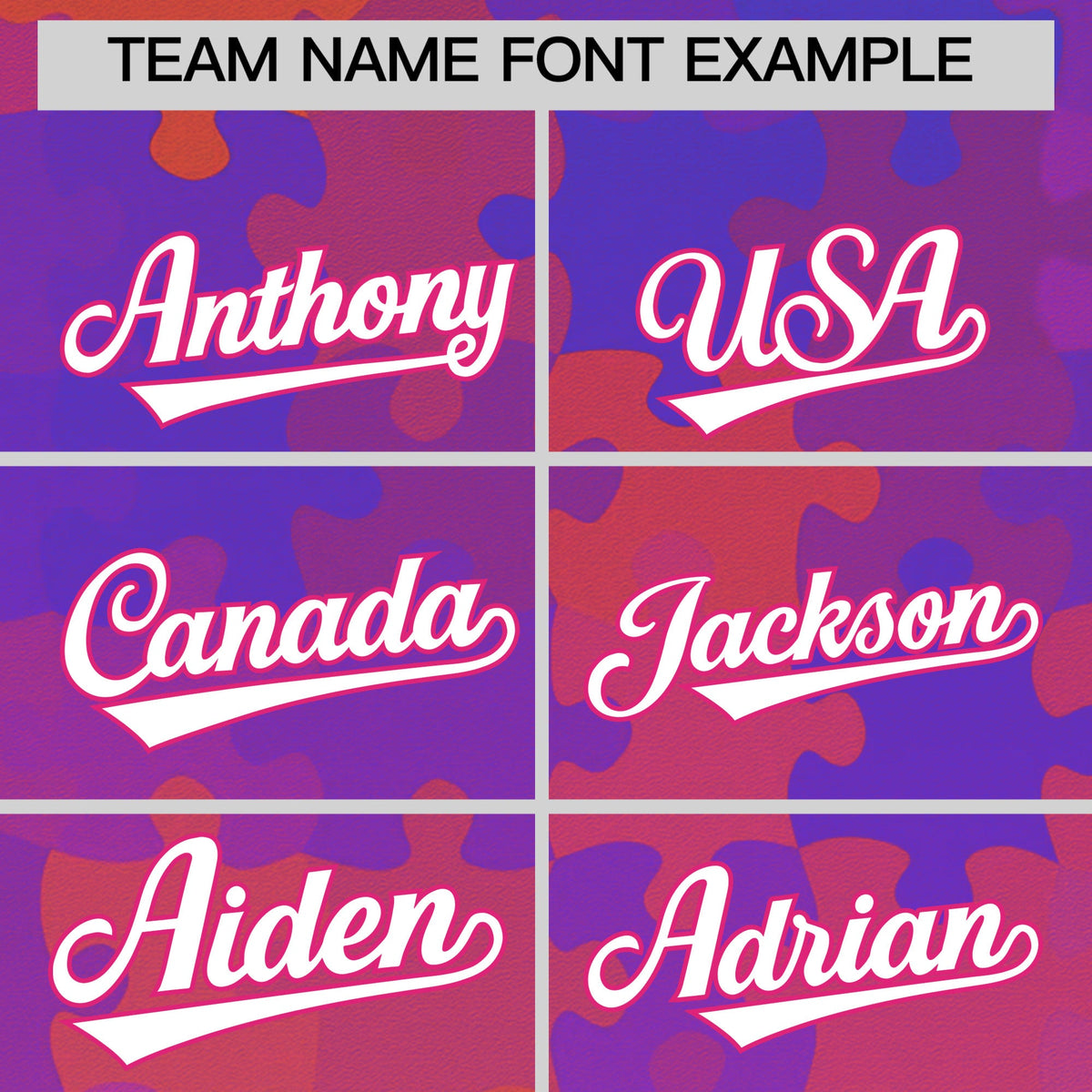 Custom White Rose Red Puzzle Elements Baseball Jersey | Sublimation Printed &amp; Stitched,Add Name and Numbern,Perfect for Teams | KXKSHOP