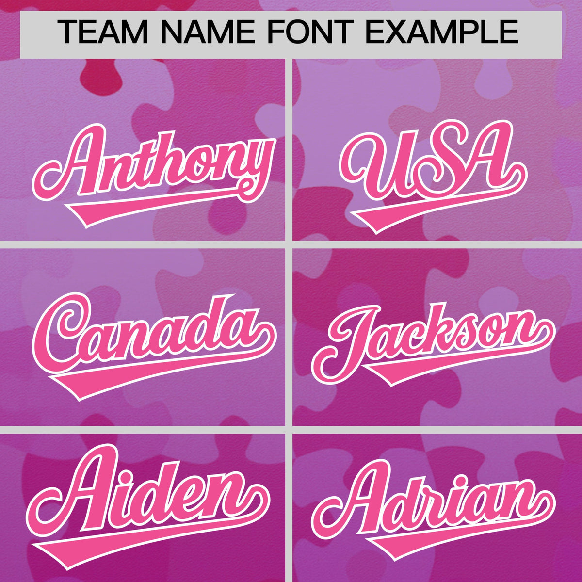 Custom Pink White Puzzle Elements Baseball Jersey | Sublimation Printed & Stitched,Add Name and Numbern,Perfect for Teams | KXKSHOP
