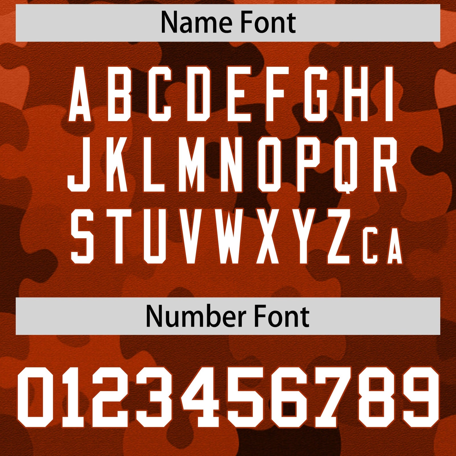 Custom White Dark Orange Puzzle Elements Baseball Jersey | Sublimation Printed & Stitched,Add Name and Numbern,Perfect for Teams | KXKSHOP