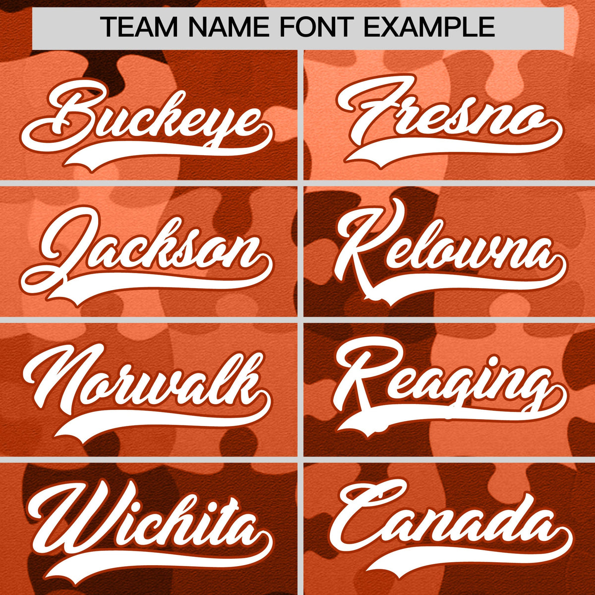 Custom White Dark Orange Puzzle Elements Baseball Jersey | Sublimation Printed &amp; Stitched,Add Name and Numbern,Perfect for Teams | KXKSHOP