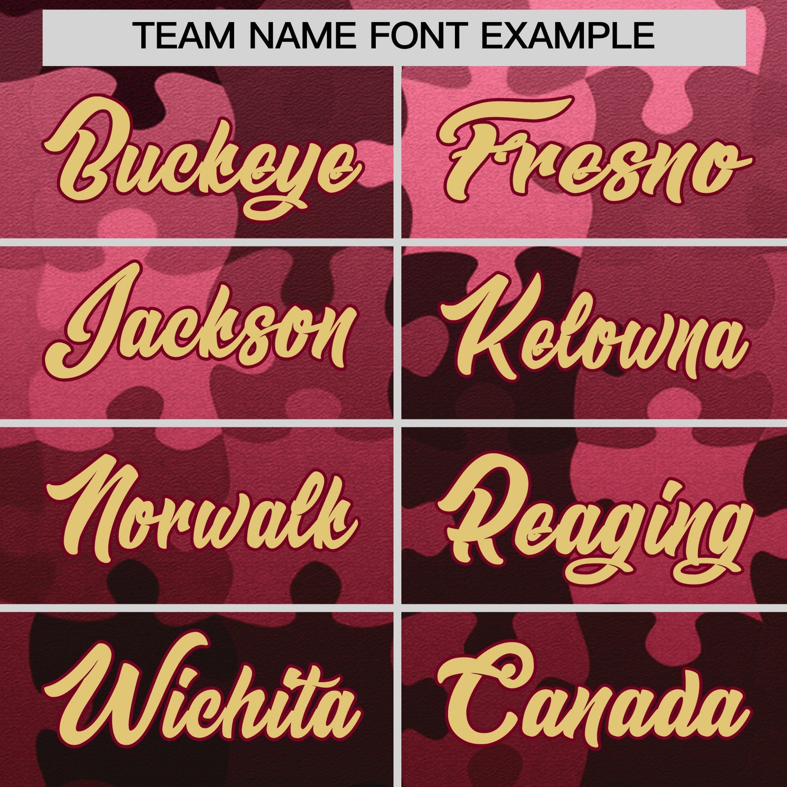 Custom Khaki Crimson Puzzle Elements Baseball Jersey | Sublimation Printed & Stitched,Add Name and Numbern,Perfect for Teams | KXKSHOP