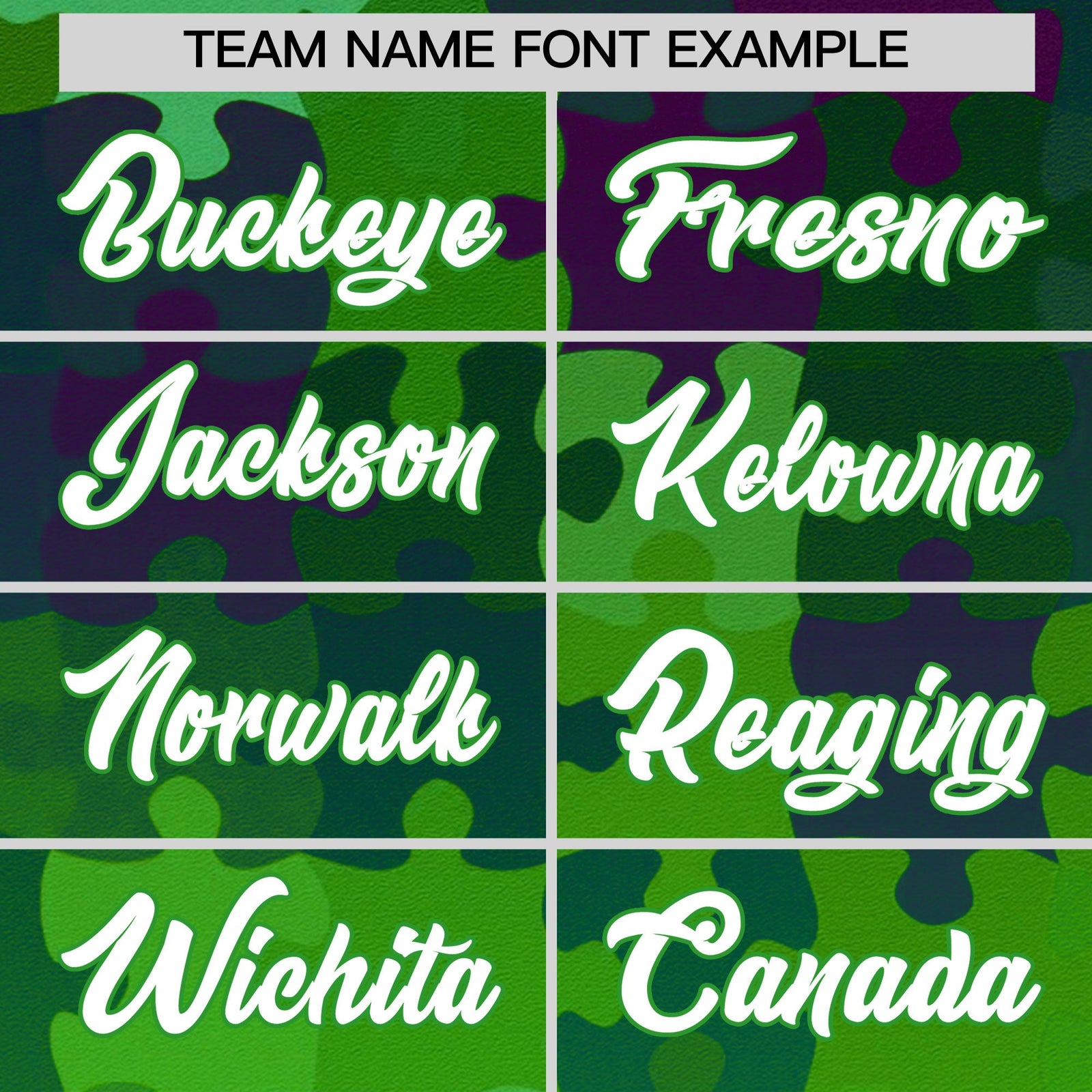 Custom White Light Green Puzzle Elements Baseball Jersey | Sublimation Printed & Stitched,Add Name and Numbern,Perfect for Teams | KXKSHOP