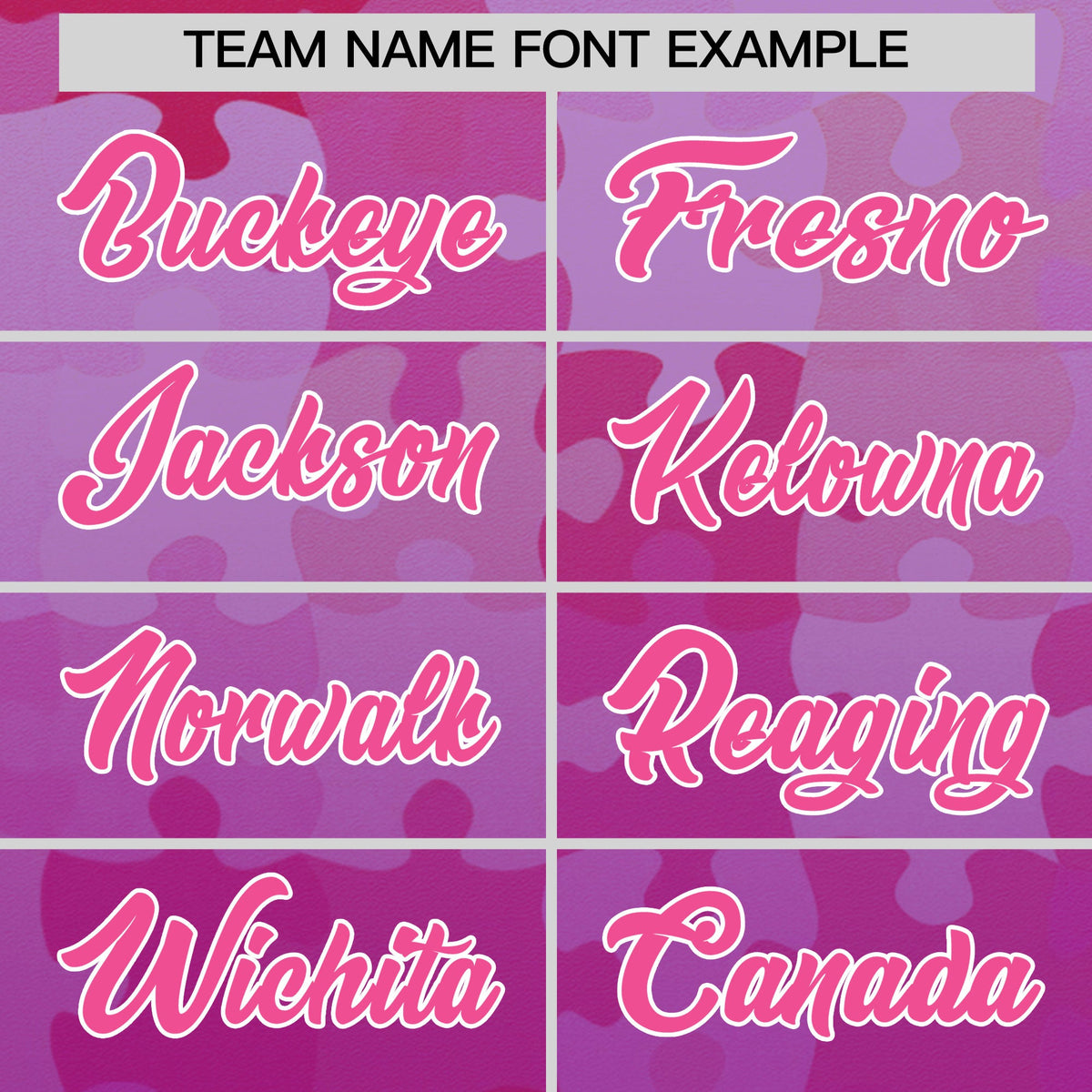 Custom Pink White Puzzle Elements Baseball Jersey | Sublimation Printed & Stitched,Add Name and Numbern,Perfect for Teams | KXKSHOP