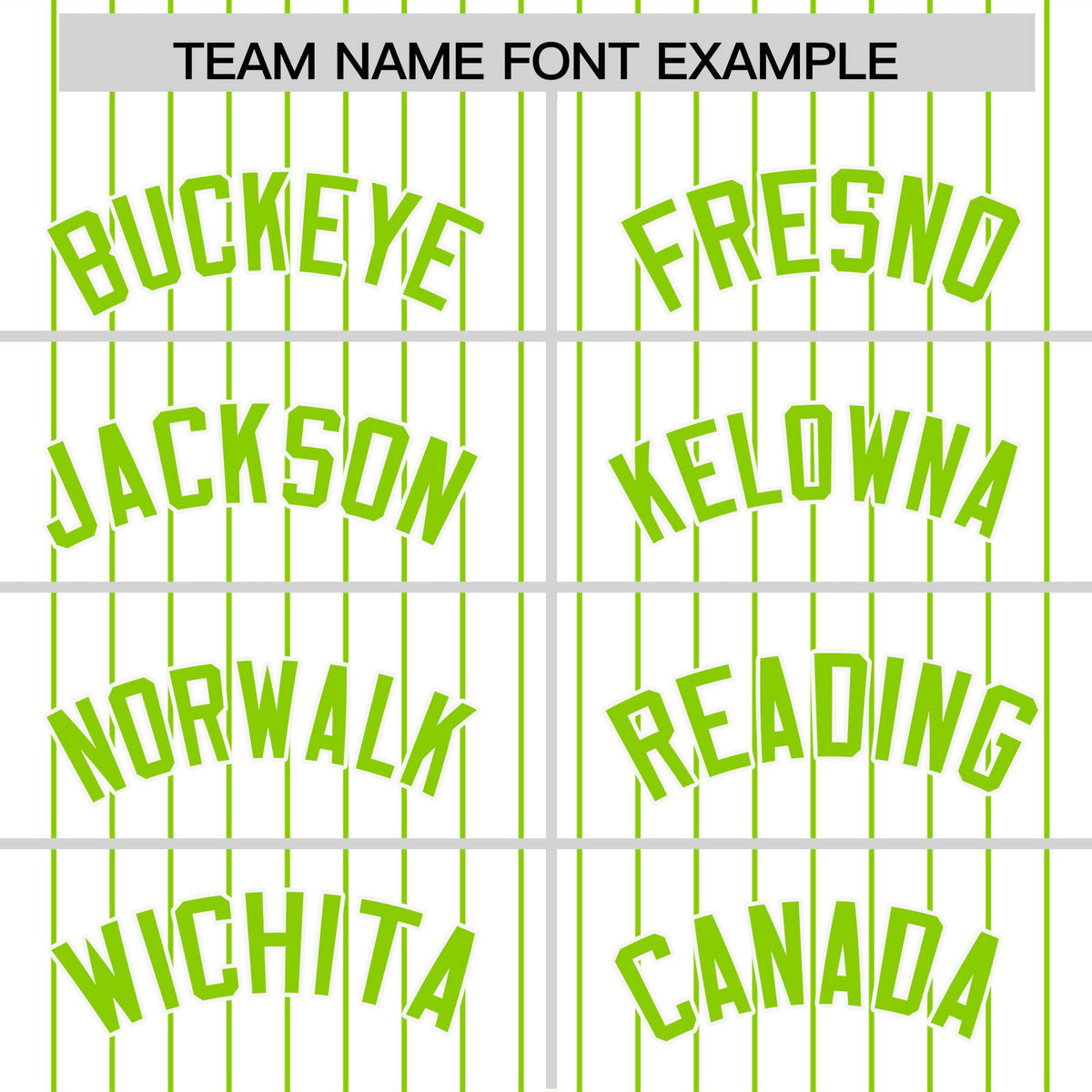 Custom White Neon Green Pinstripe Personalized Two-Tone Authentic Baseball Jersey