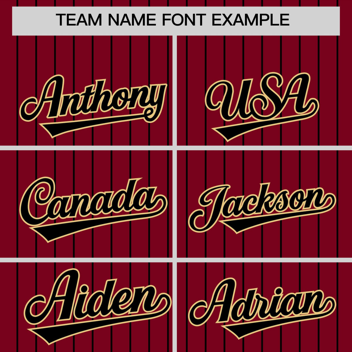 Custom Crimson Black Pinstripe Personalized Two-Tone Authentic Baseball Jersey