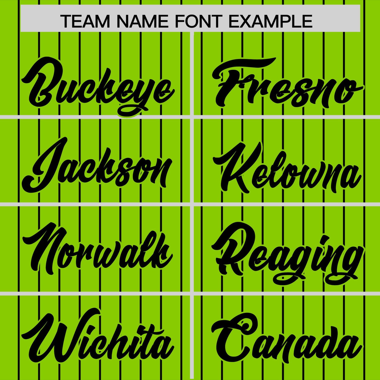 Custom Neon Green Black Pinstripe Personalized Two-Tone Authentic Baseball Jersey