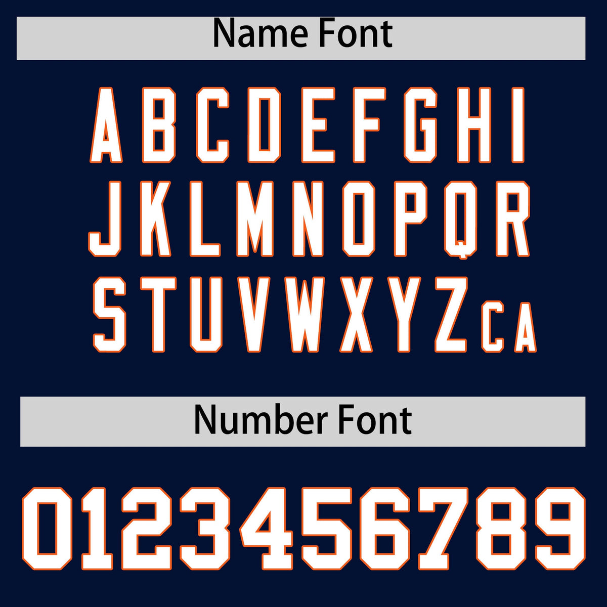 Custom Navy Orange Personalized Color Block Authentic Baseball jersey