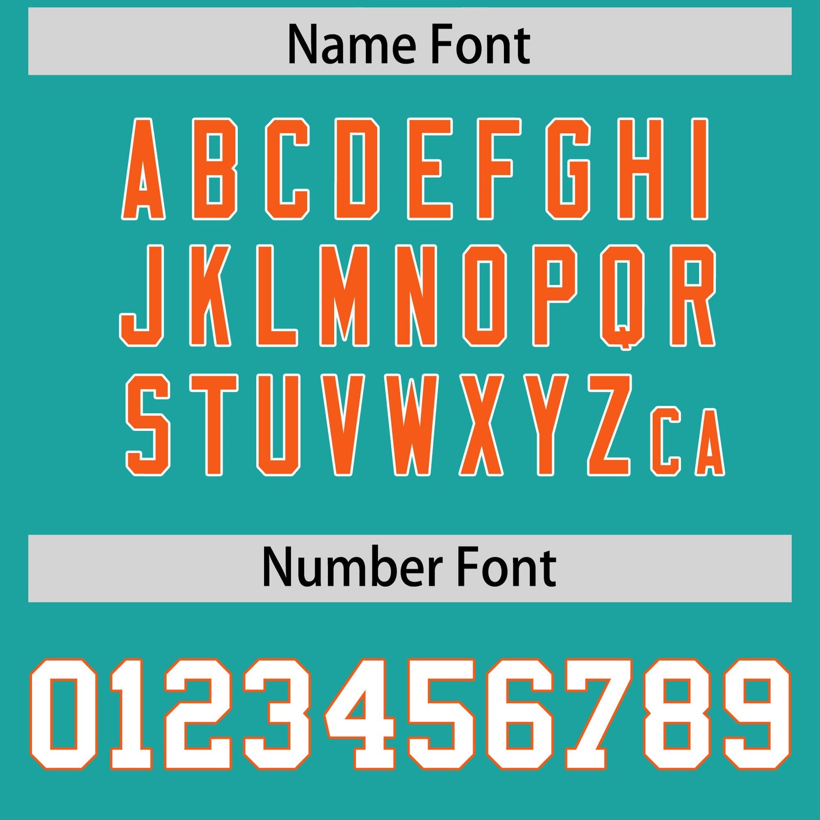 Custom Aqua Orange Personalized Color Block Authentic Baseball jersey