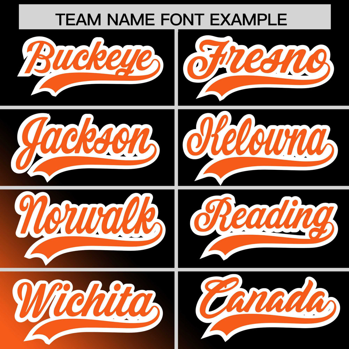 Custom Black Orange Diagonal Stripe Personalized Gradient Fashion Baseball Jersey