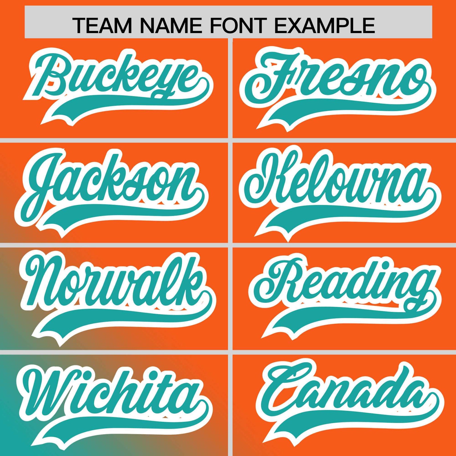 Custom Orange Aqua Diagonal Stripe Personalized Gradient Fashion Baseball Jersey