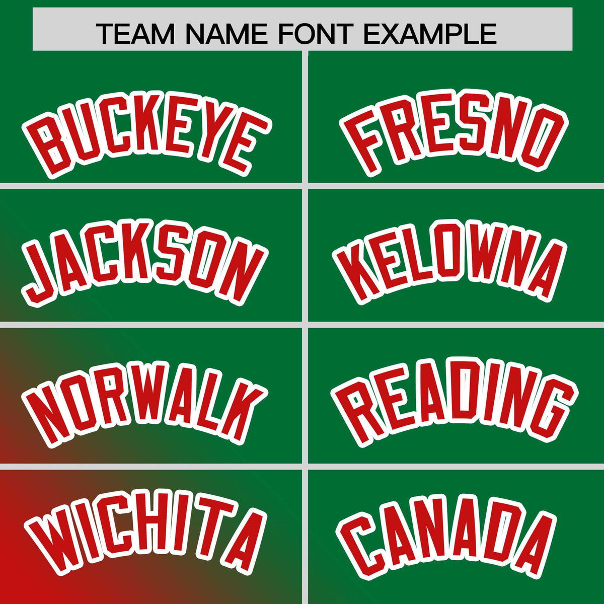 Custom Kelly Green Red Diagonal Stripe Personalized Gradient Fashion Baseball Jersey