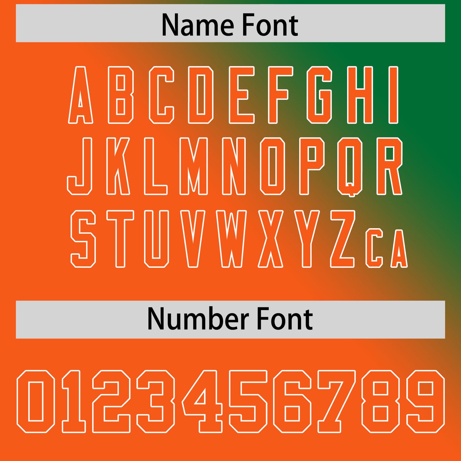 Custom Kelly Green Orange Diagonal Stripe Personalized Gradient Fashion Baseball Jersey