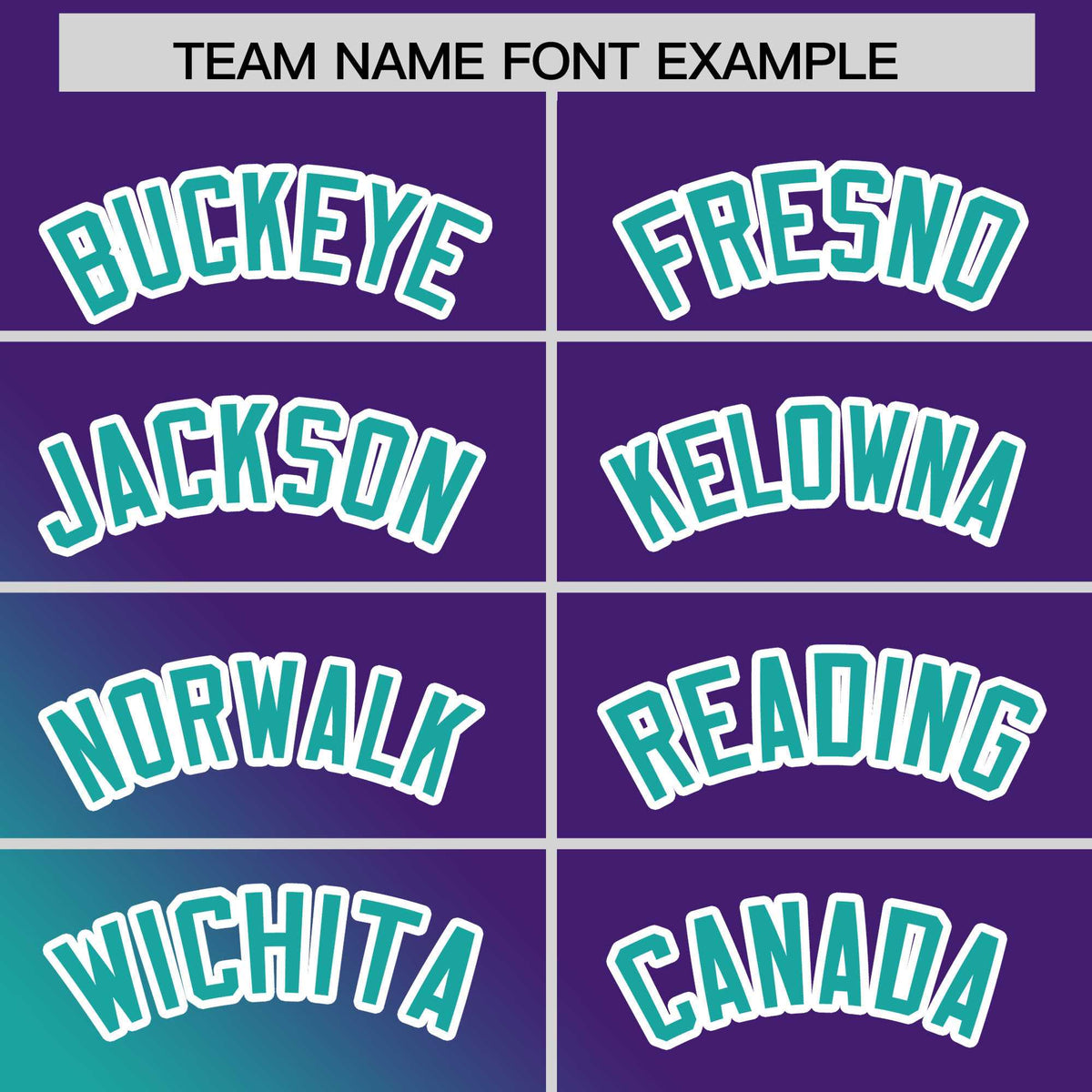 Custom Purple Aqua Diagonal Stripe Personalized Gradient Fashion Baseball Jersey