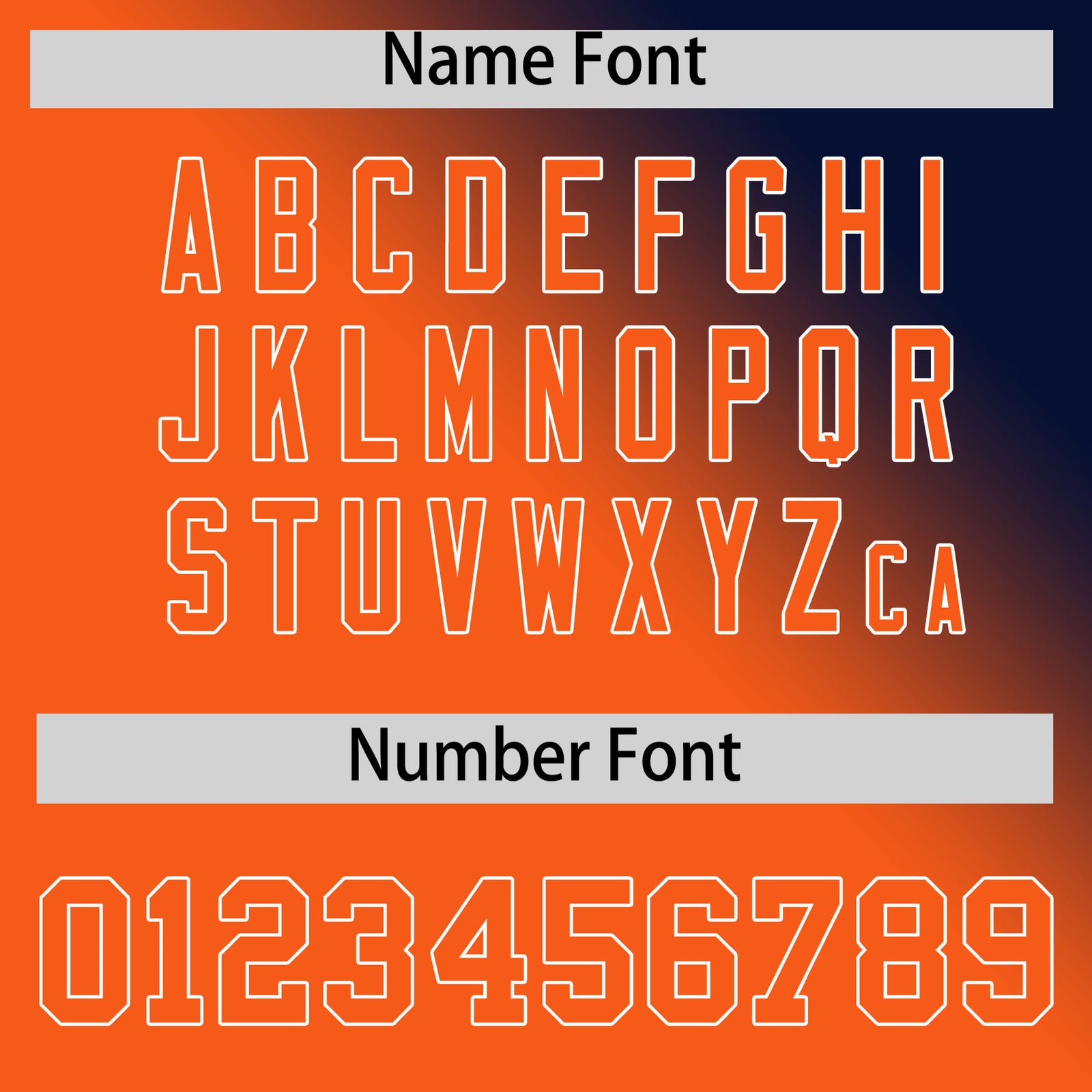 Custom Navy Orange Diagonal Stripe Personalized Gradient Fashion Baseball Jersey