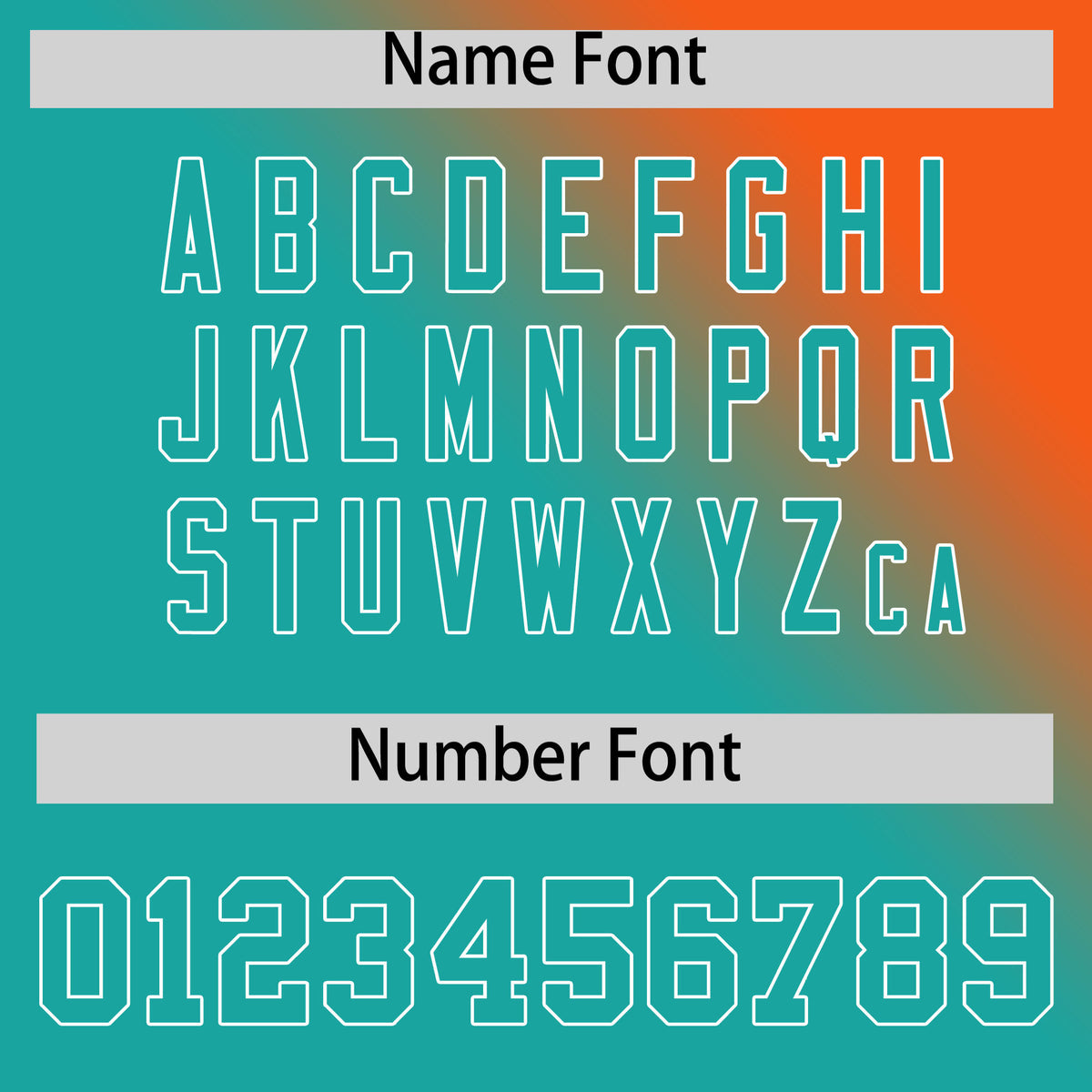 Custom Orange Aqua Diagonal Stripe Personalized Gradient Fashion Baseball Jersey