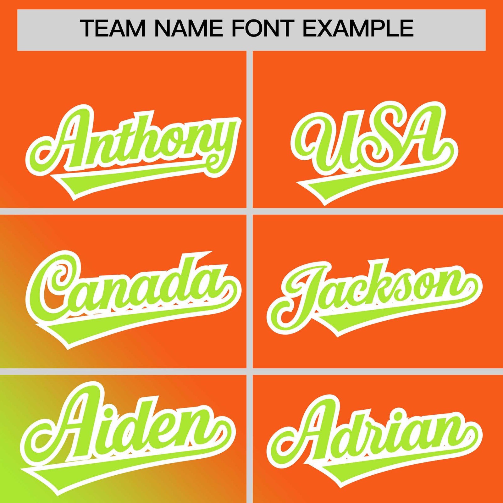 Custom Orange Neon Green Diagonal Stripe Personalized Gradient Fashion Baseball Jersey