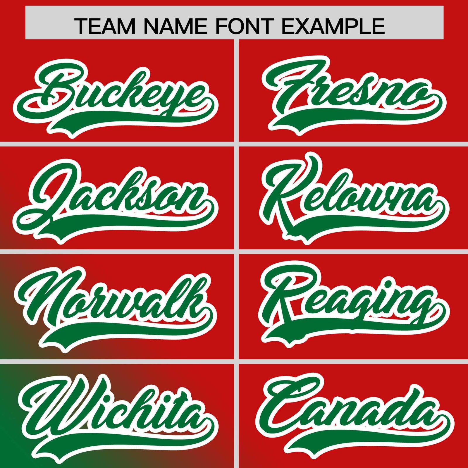 Custom Red Kelly Green Diagonal Stripe Personalized Gradient Fashion Baseball Jersey