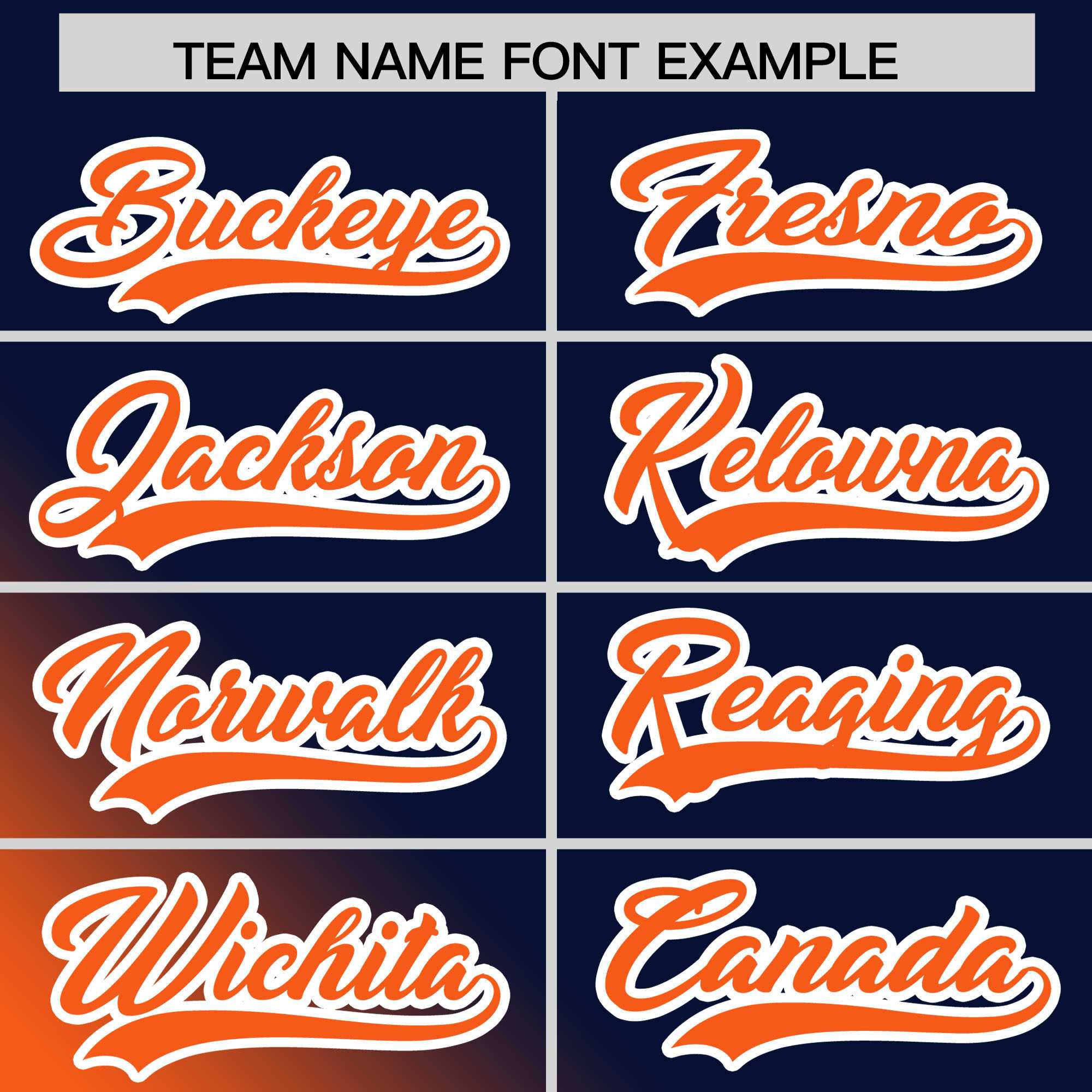 Custom Navy Orange Diagonal Stripe Personalized Gradient Fashion Baseball Jersey