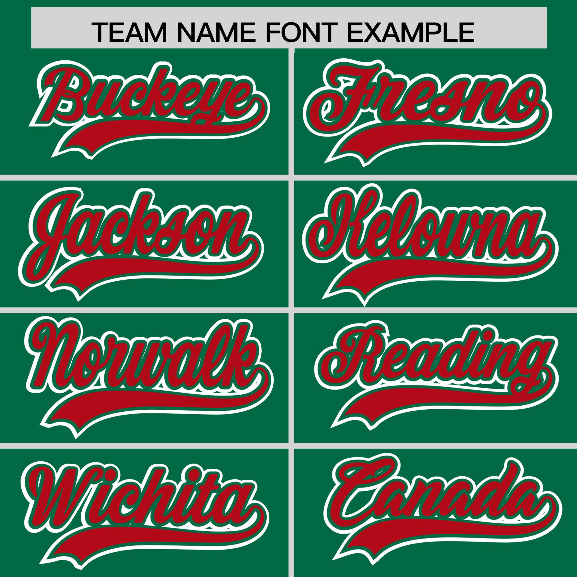 Custom Kelly Green Red Contrast Raglan Sleeves Authentic Baseball Jersey