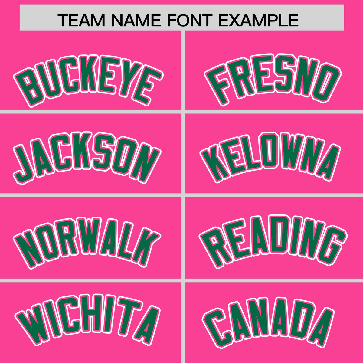 Custom Pink Kelly Green Contrast Raglan Sleeves Authentic Baseball Jersey