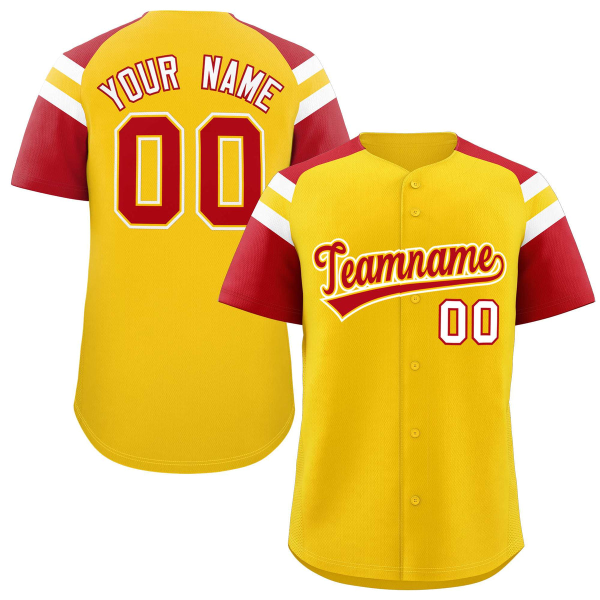 Custom-Gold-Red-Contrast-Raglan-Sleeves-Authentic-Baseball-Jersey-028