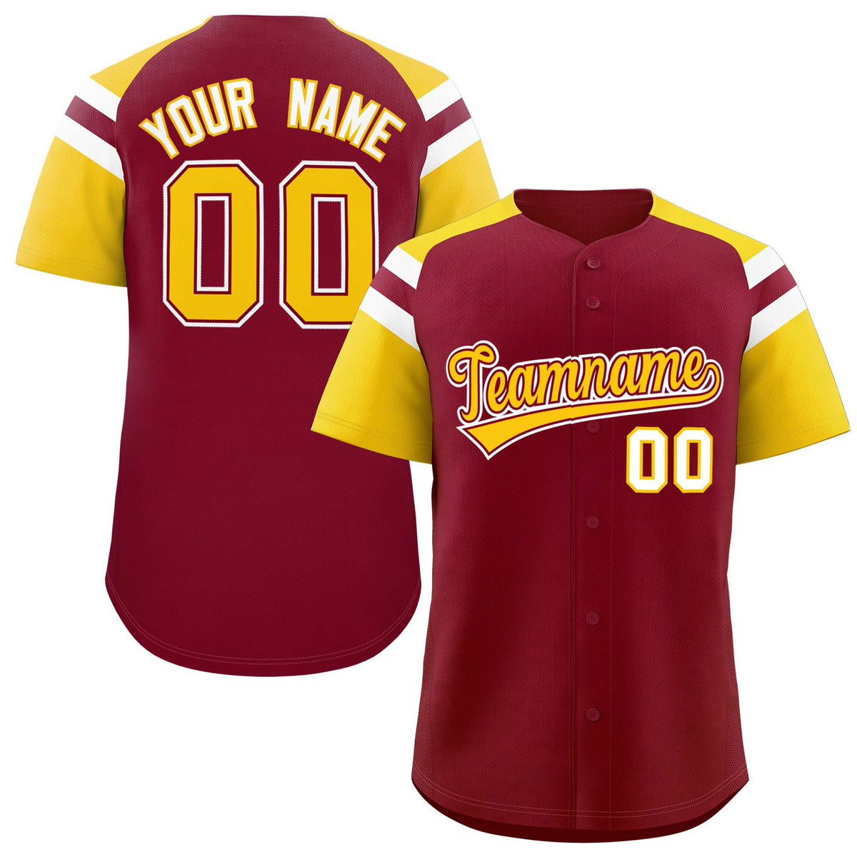 Custom-Crimson-Gold-Contrast-Raglan-Sleeves-Authentic-Baseball-Jersey-047