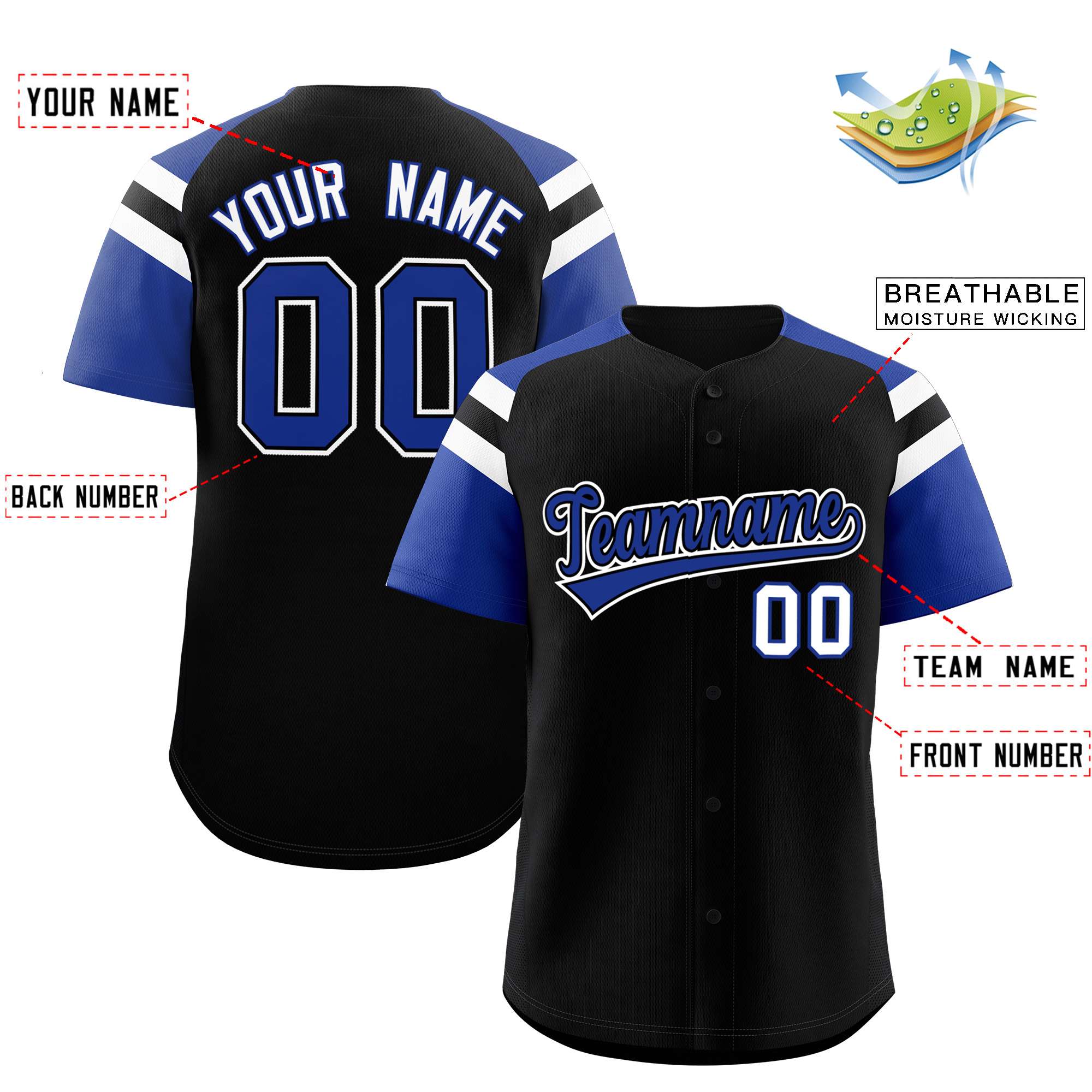 Custom-Black-Royal-Contrast-Raglan-Sleeves-Authentic-Baseball-Jersey-072