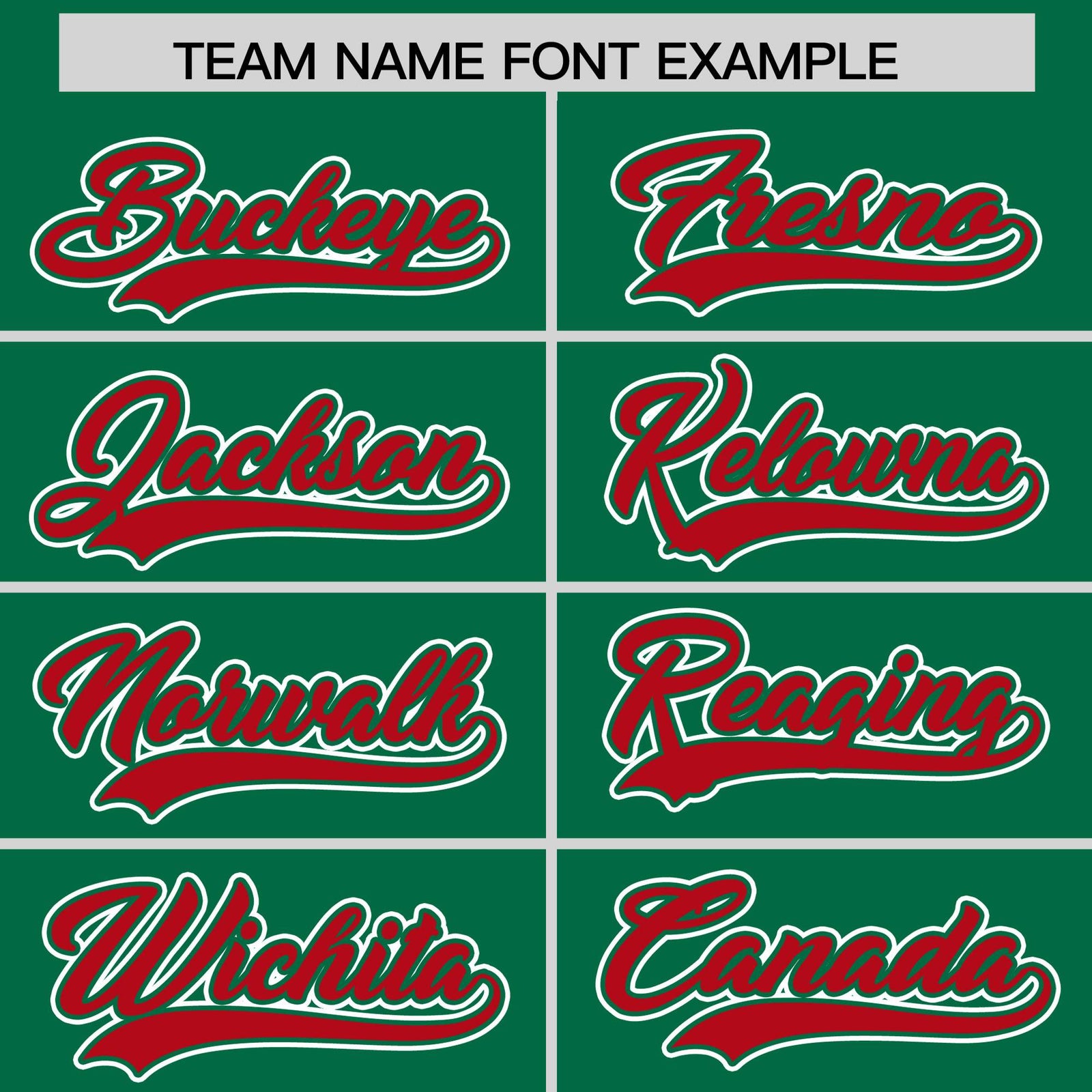 Custom Kelly Green Red Contrast Raglan Sleeves Authentic Baseball Jersey