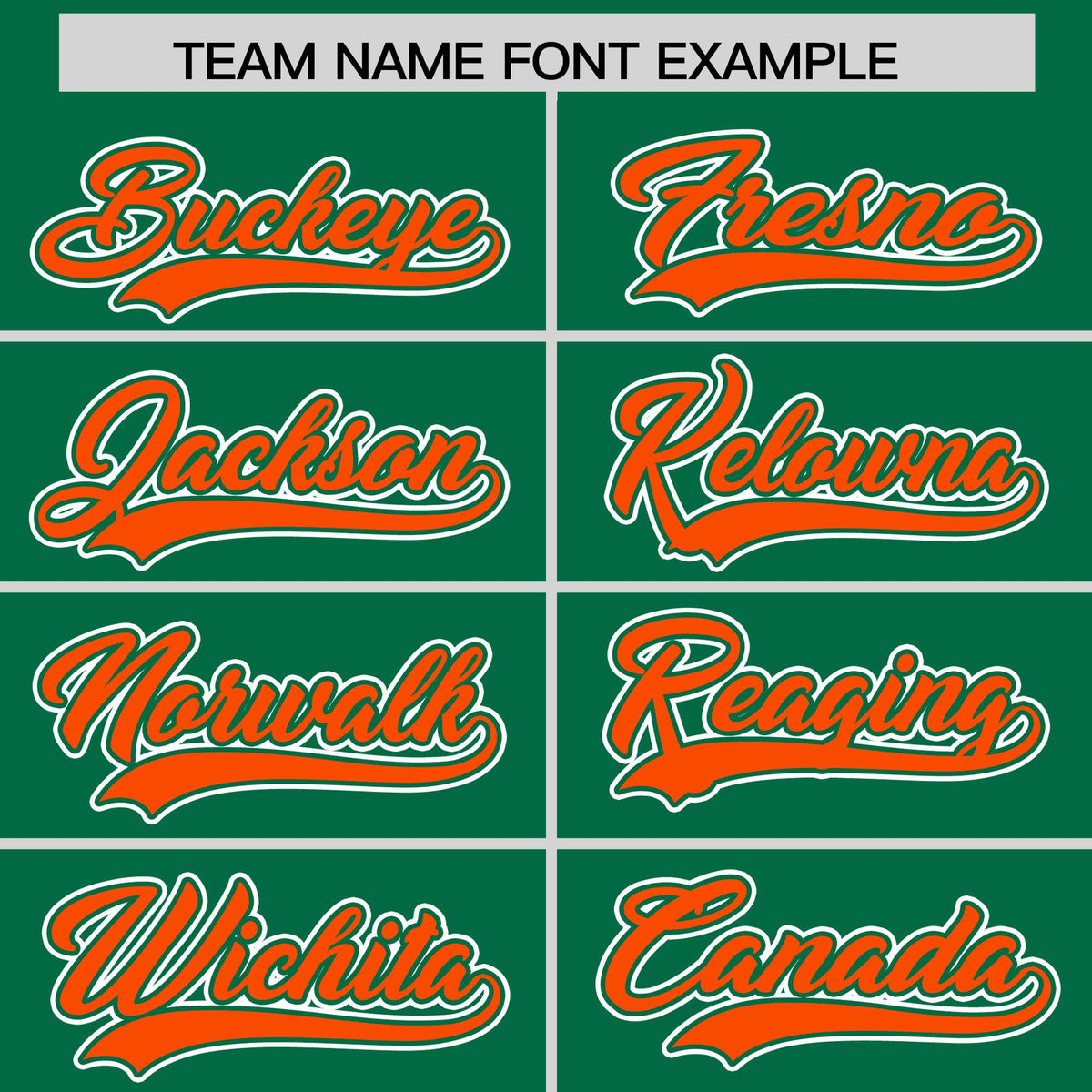 Custom Kelly Green Orange Contrast Raglan Sleeves Authentic Baseball Jersey