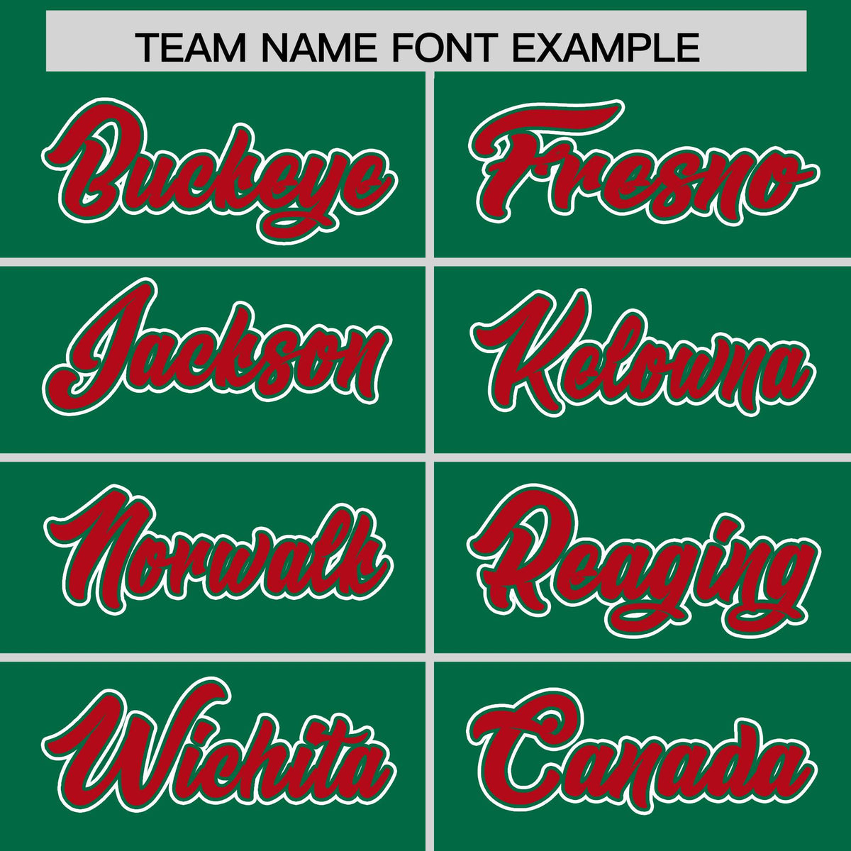 Custom Kelly Green Red Contrast Raglan Sleeves Authentic Baseball Jersey