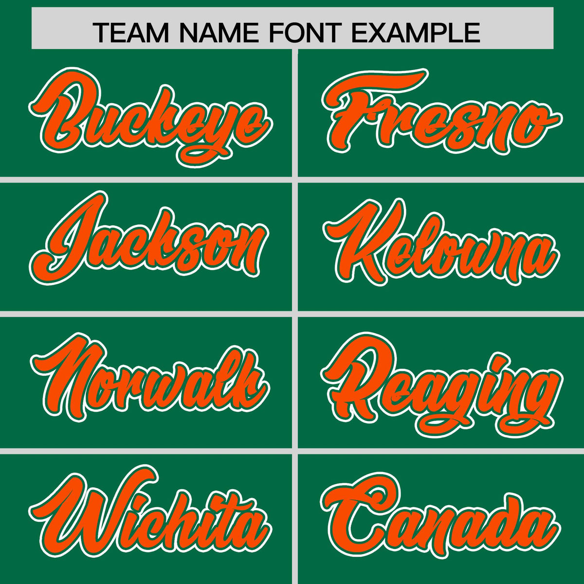 Custom Kelly Green Orange Contrast Raglan Sleeves Authentic Baseball Jersey