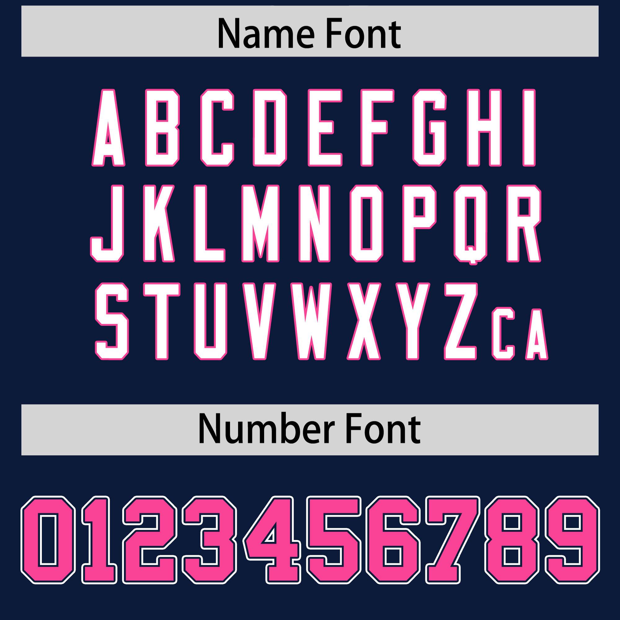 Custom Navy Pink Contrast Raglan Sleeves Authentic Baseball Jersey