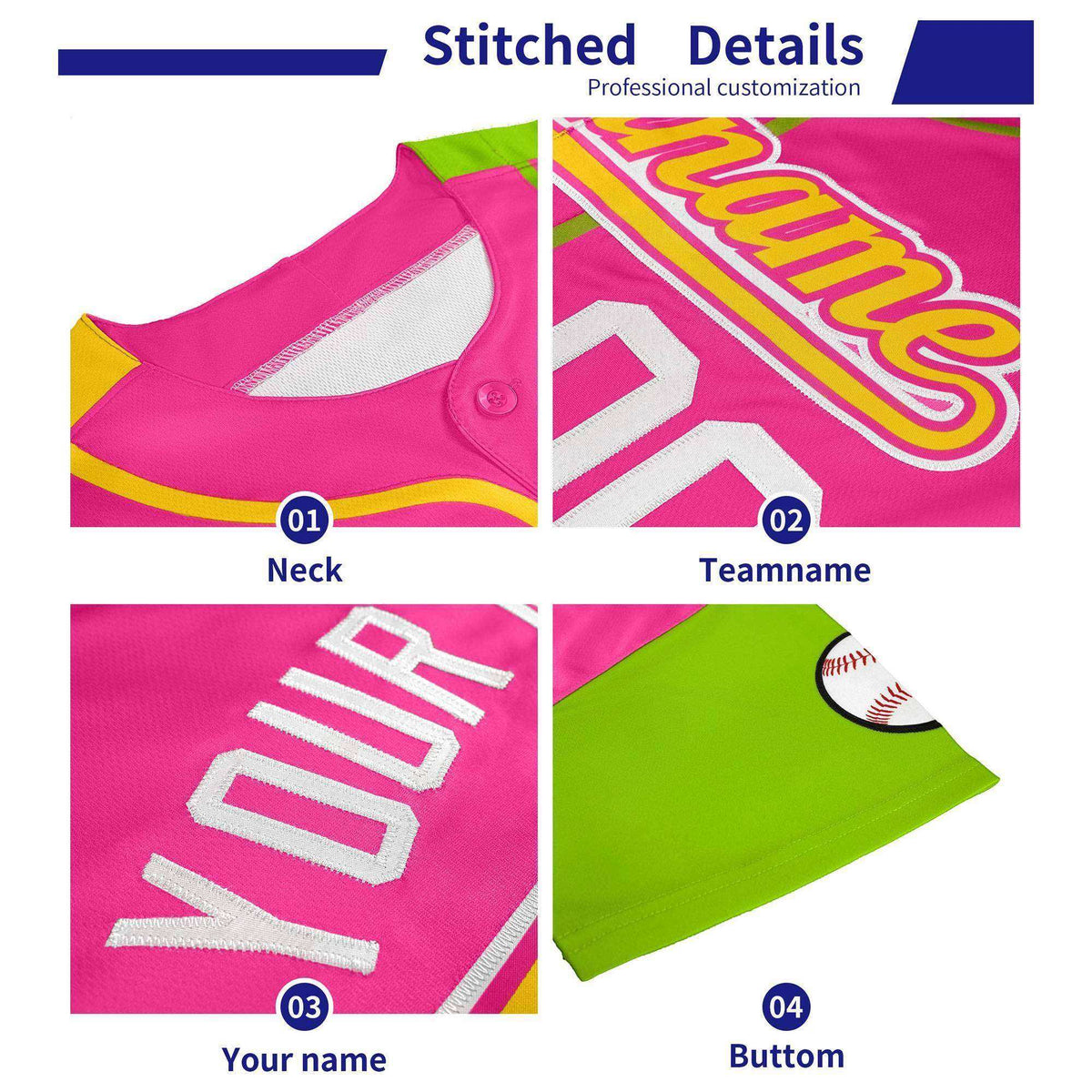 Custom Navy Neon Green Contrast Raglan Sleeves Authentic Baseball Jersey