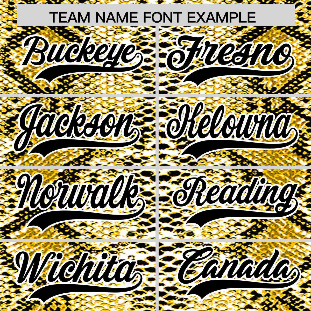 Custom Multi Color Snakeskin Pattern Authentic Baseball Jersey