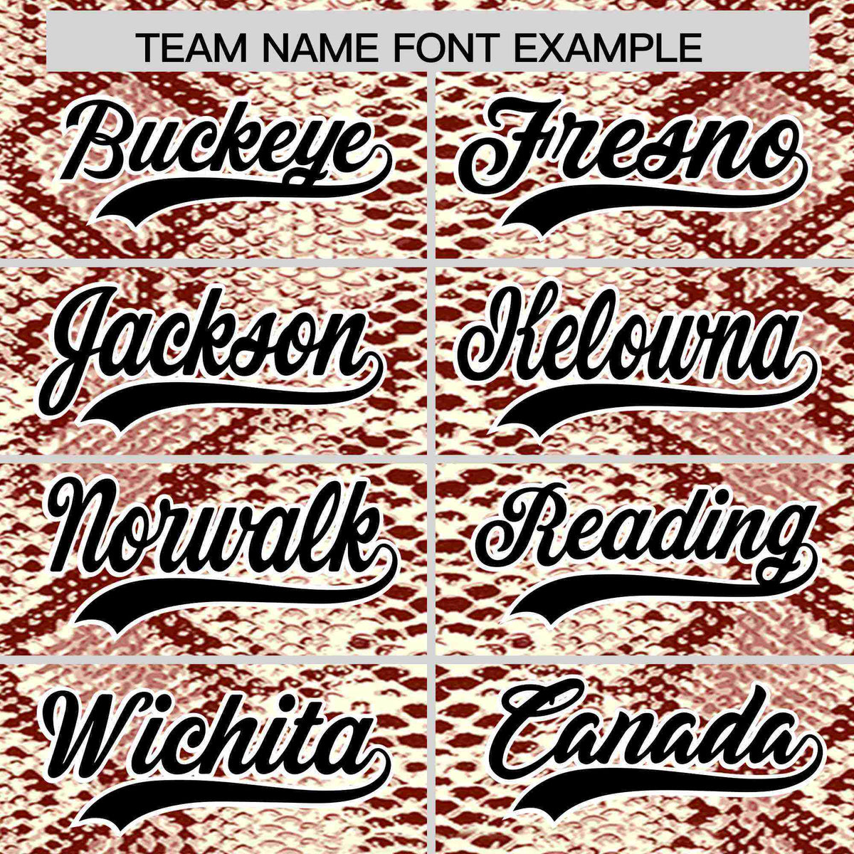 Custom Multi Color Snakeskin Pattern Authentic Baseball Jersey