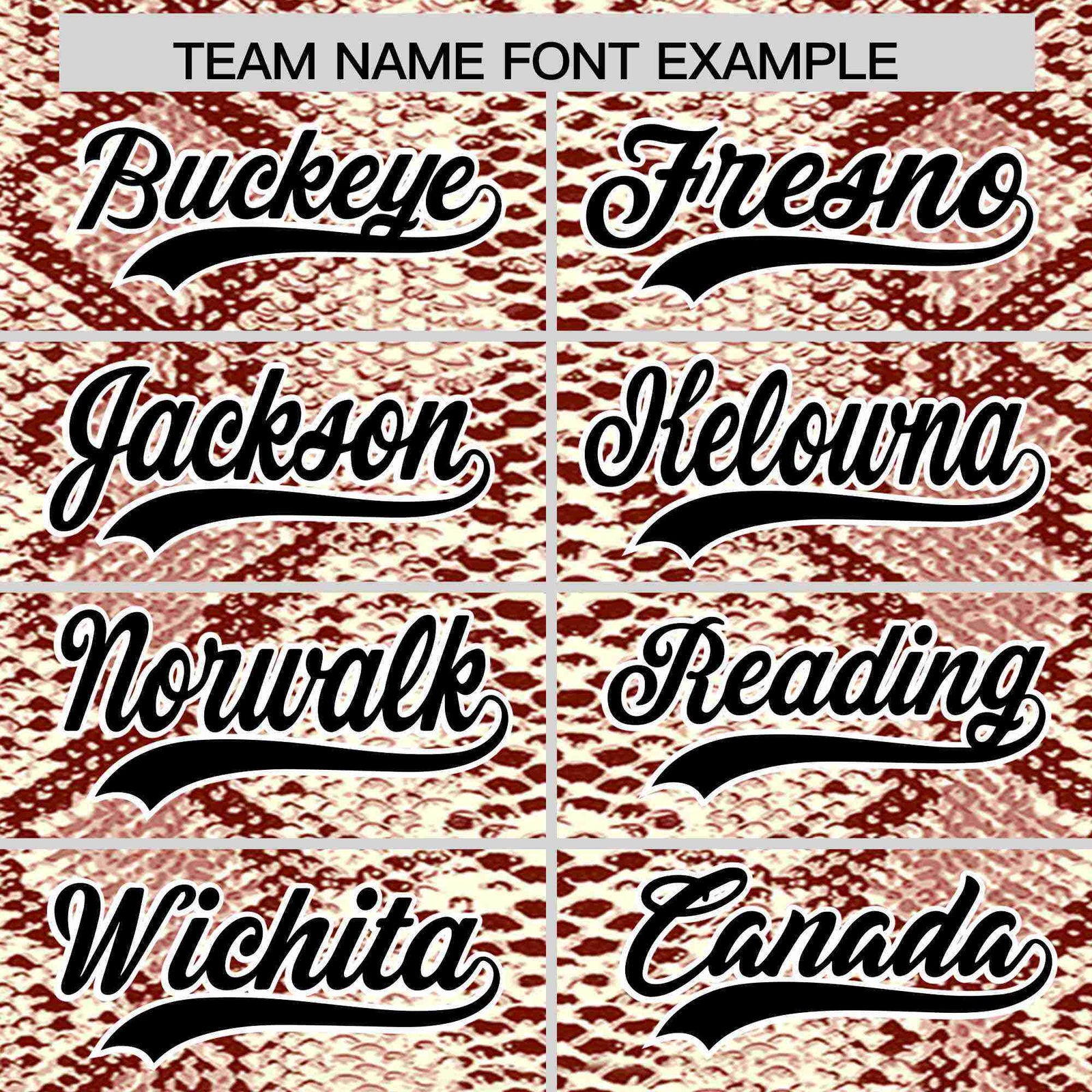 Custom Multi Color Snakeskin Pattern Authentic Baseball Jersey