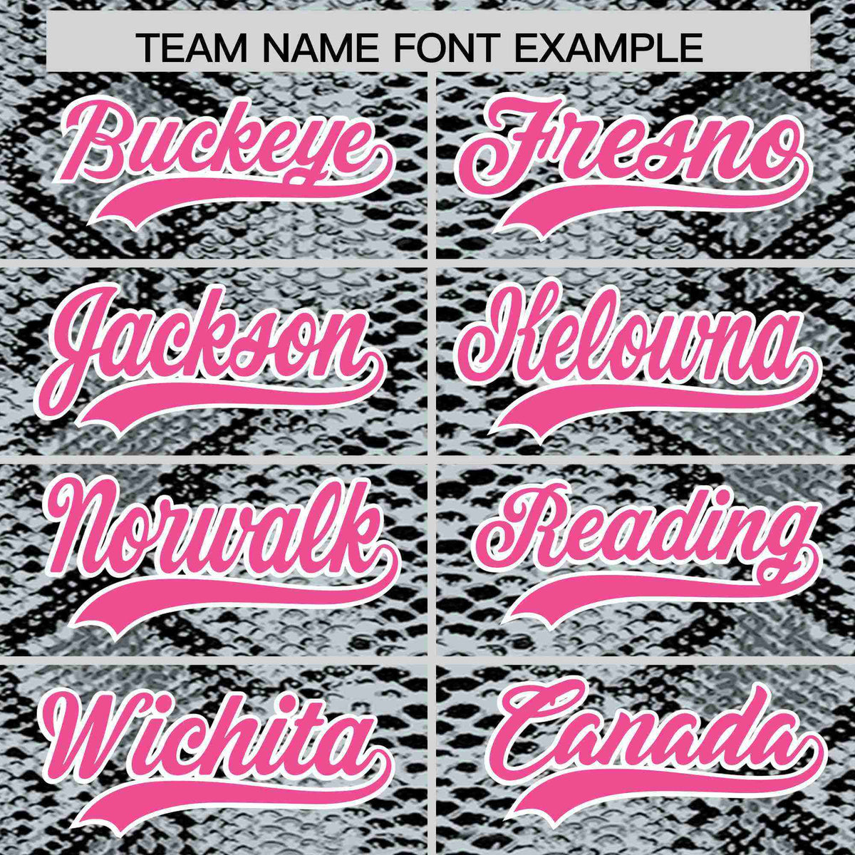 Custom Multi Color Snakeskin Pattern Authentic Baseball Jersey