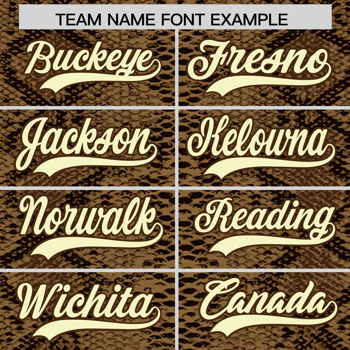 Custom Multi Color Snakeskin Pattern Authentic Baseball Jersey