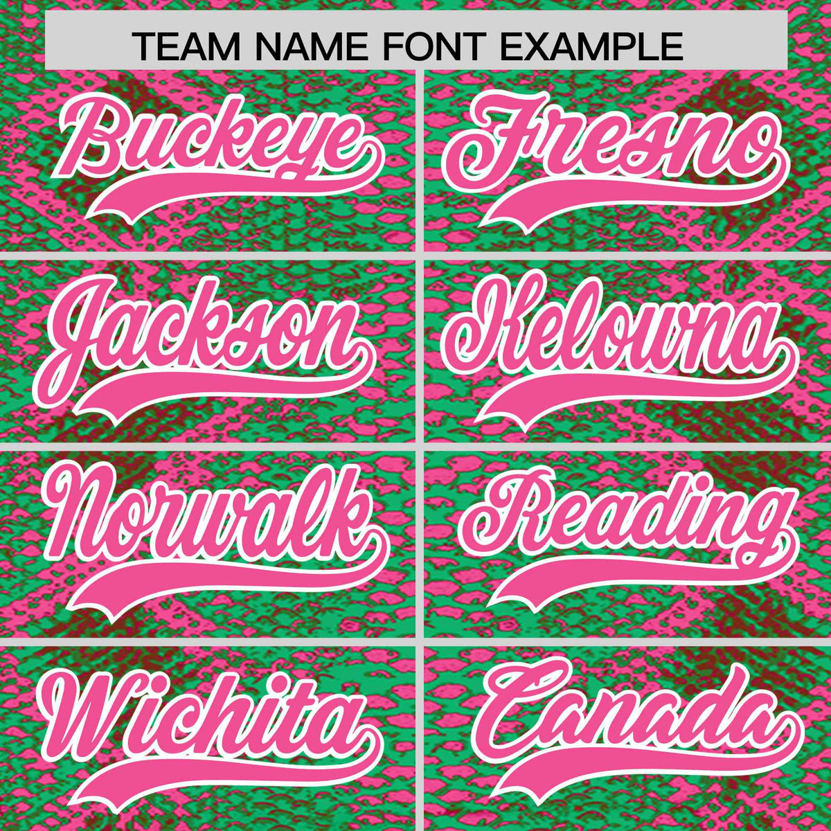 Custom Multi Color Snakeskin Pattern Authentic Baseball Jersey