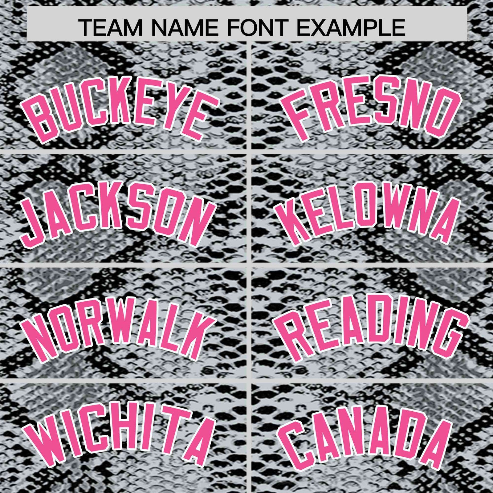 Custom Multi Color Snakeskin Pattern Authentic Baseball Jersey