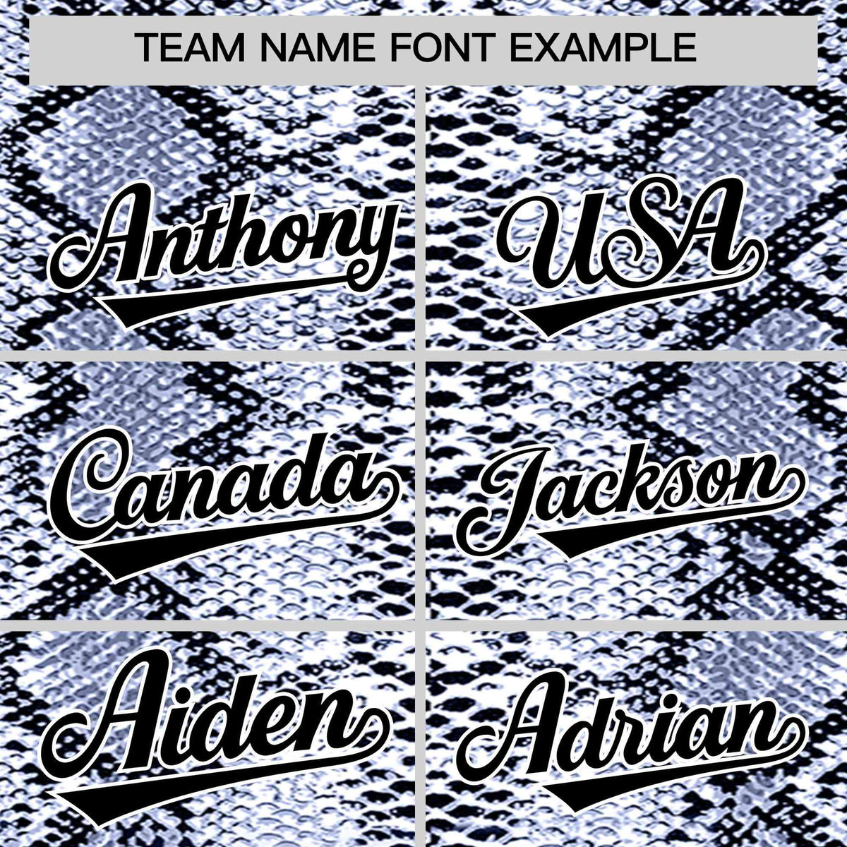 Custom Multi Color Snakeskin Pattern Authentic Baseball Jersey