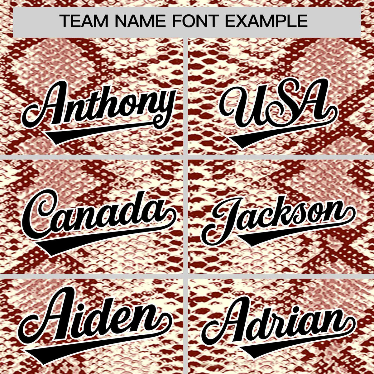 Custom Multi Color Snakeskin Pattern Authentic Baseball Jersey