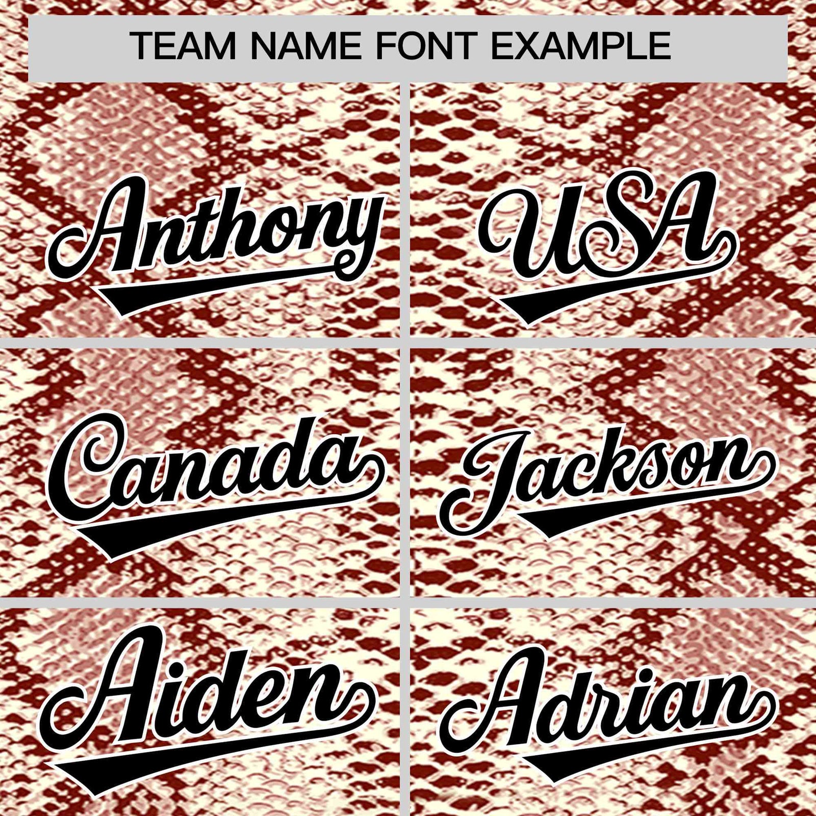 Custom Multi Color Snakeskin Pattern Authentic Baseball Jersey