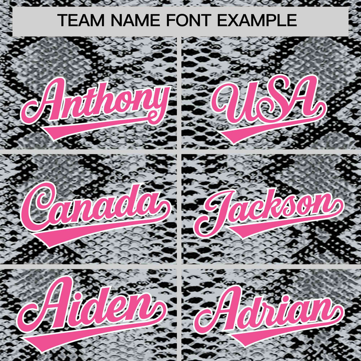 Custom Multi Color Snakeskin Pattern Authentic Baseball Jersey