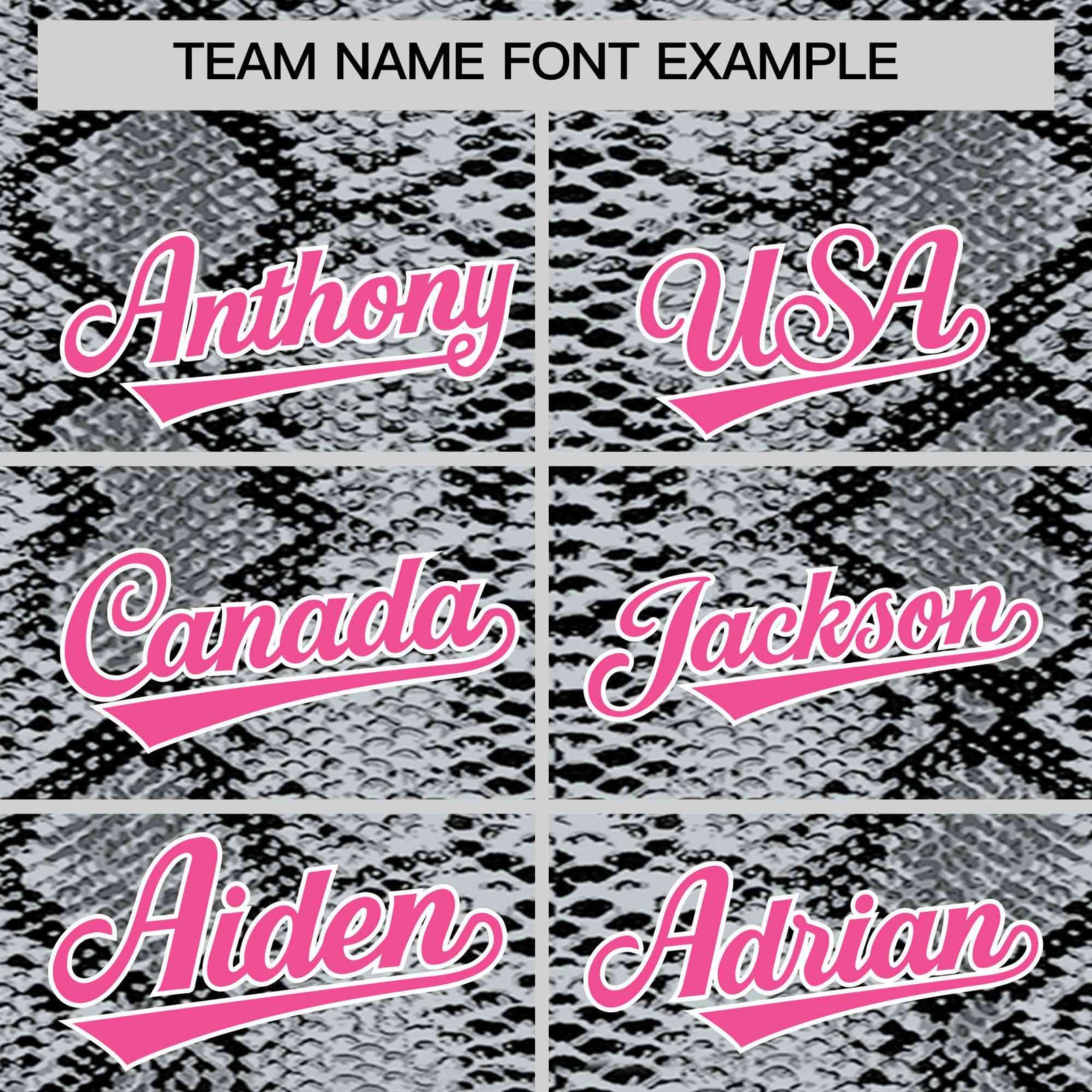 Custom Multi Color Snakeskin Pattern Authentic Baseball Jersey