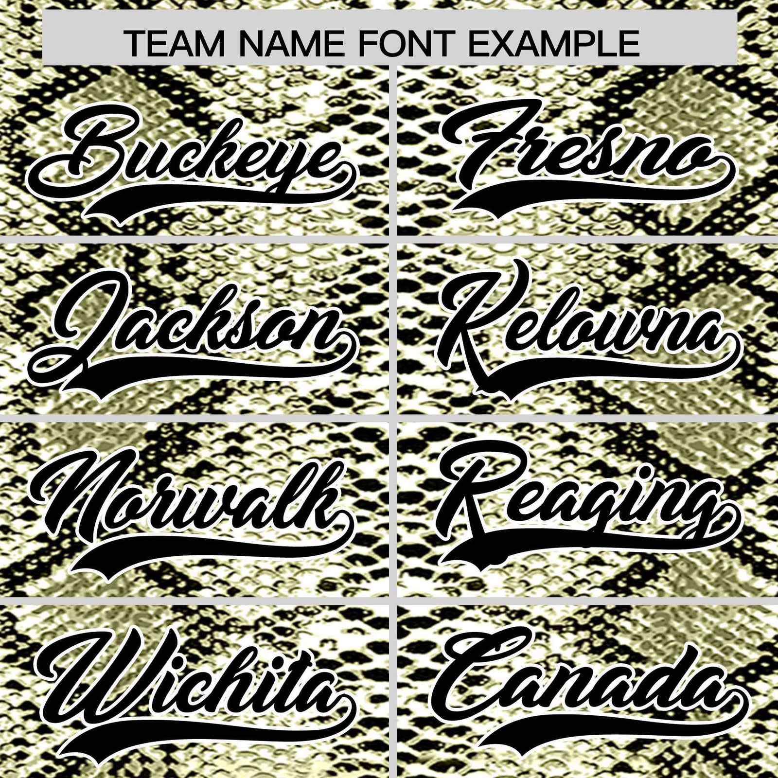 Custom Multi Color Snakeskin Pattern Authentic Baseball Jersey