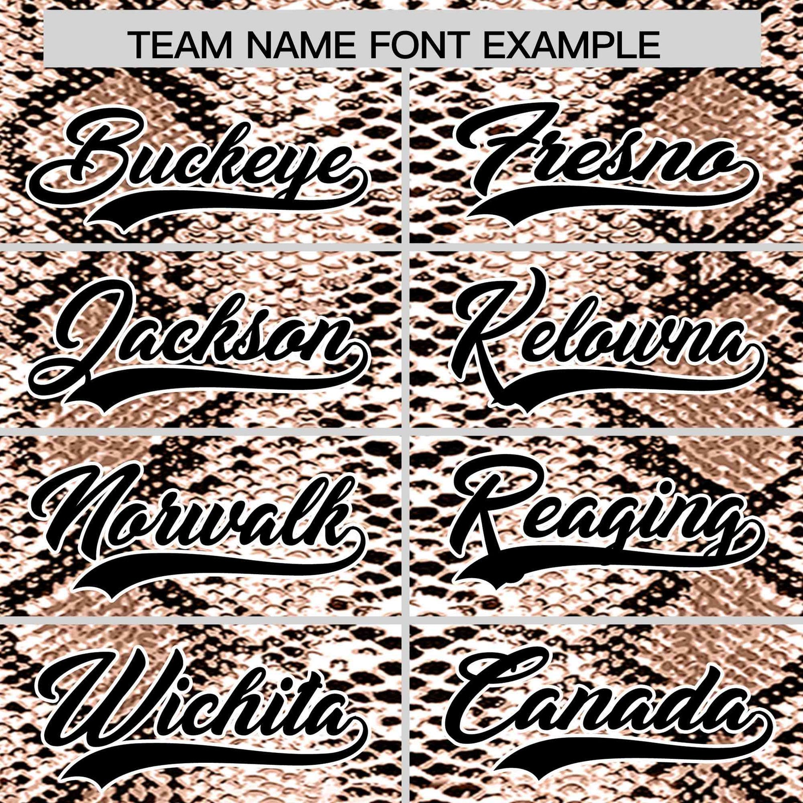 Custom Multi Color Snakeskin Pattern Authentic Baseball Jersey