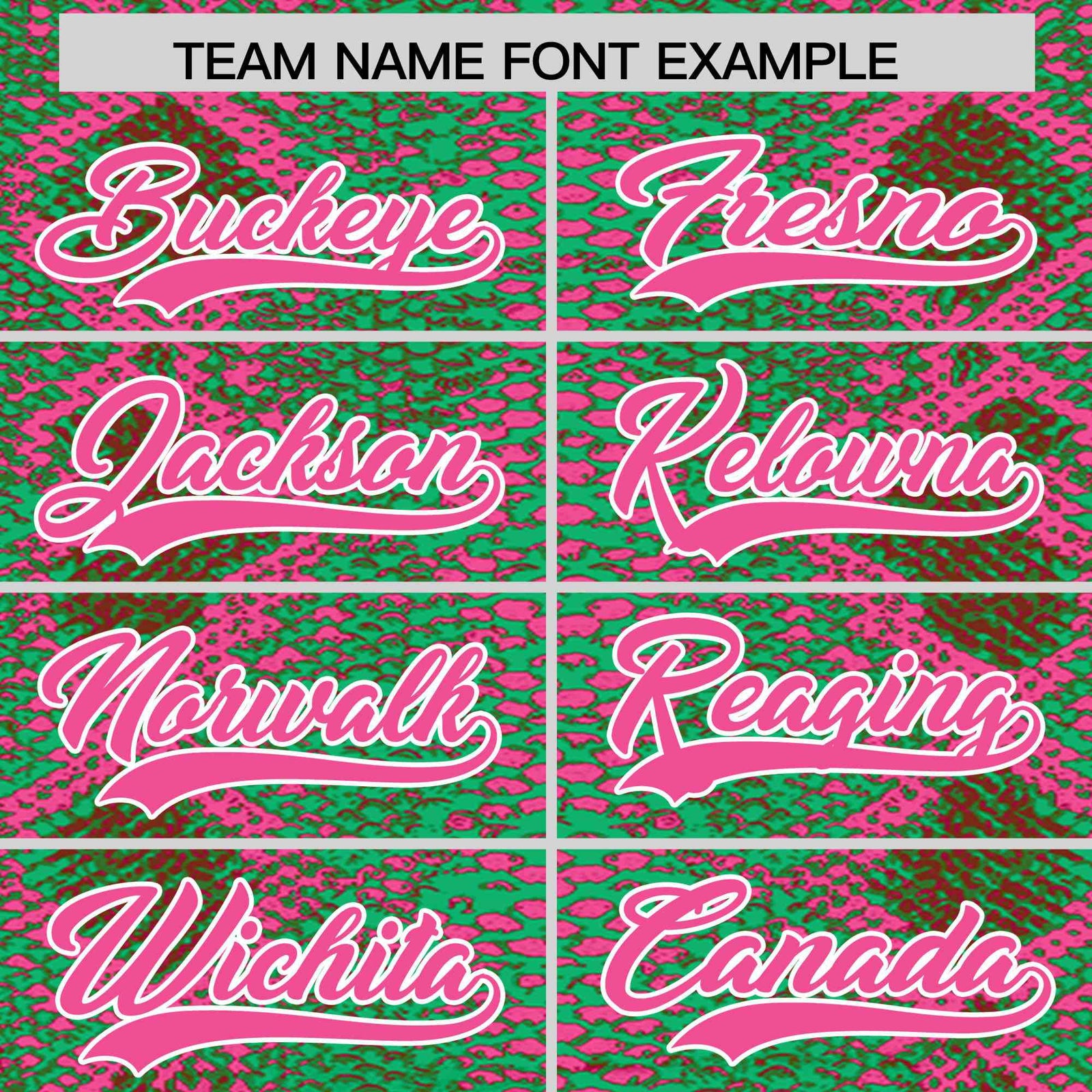 Custom Multi Color Snakeskin Pattern Authentic Baseball Jersey