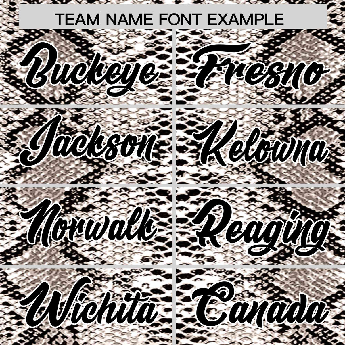 Custom Multi Color Snakeskin Pattern Authentic Baseball Jersey