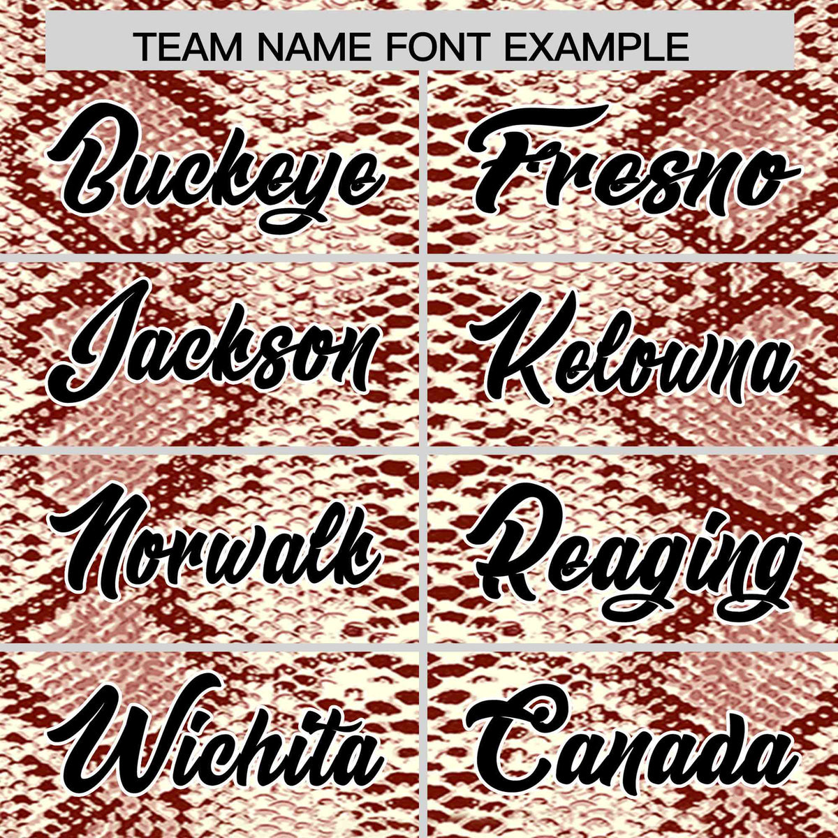 Custom Multi Color Snakeskin Pattern Authentic Baseball Jersey